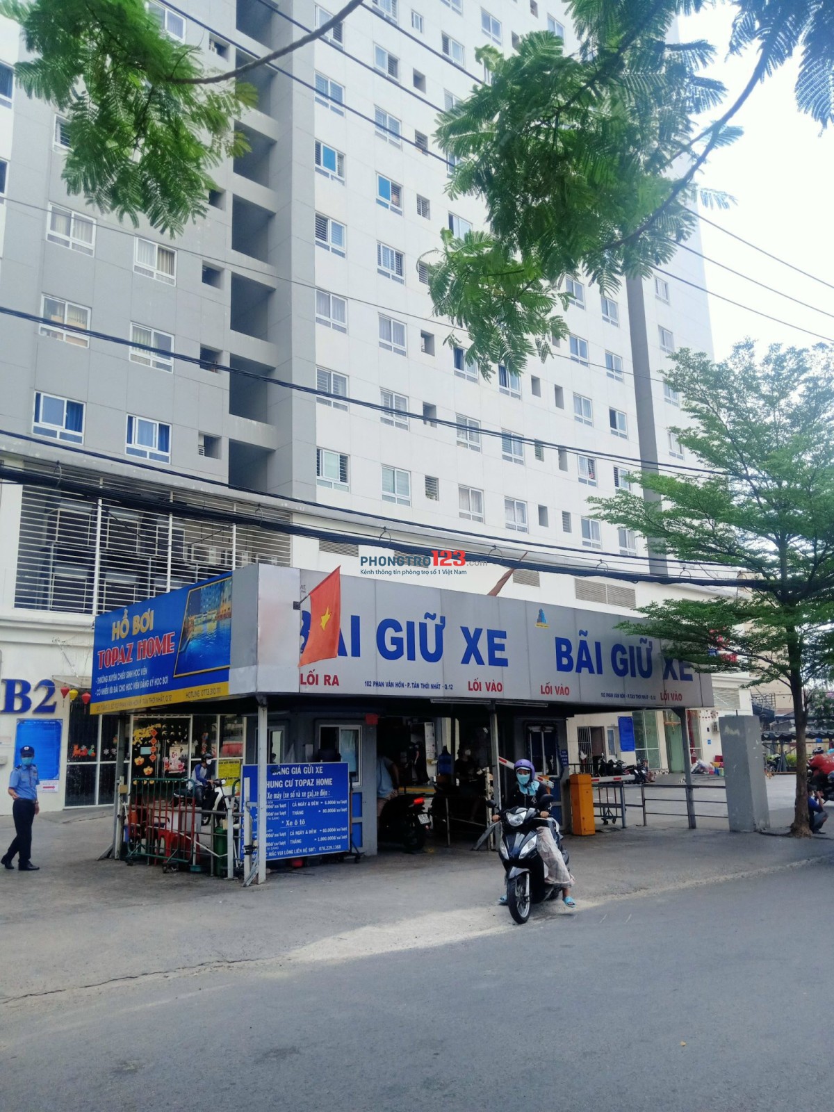 Cho thuê 1 phòng trong căn 3 phòng - chung cư topaz home quận 12