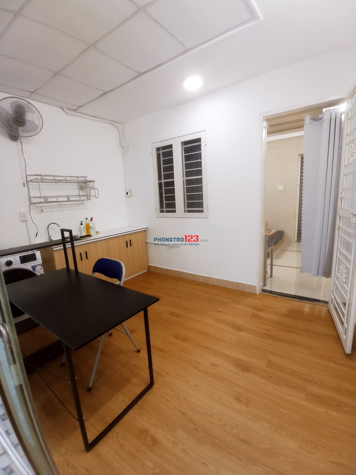 Căn hộ 1PN ban công tách bếp Phú Nhuận full nội thất bếp máy giặt riêng 38m2