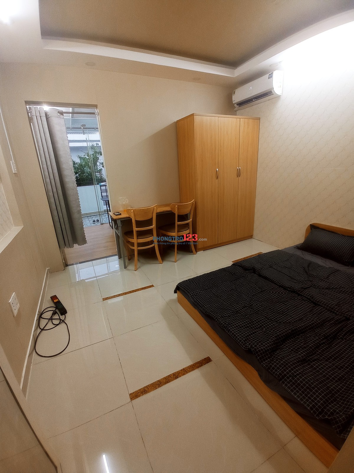 Căn hộ 1PN ban công tách bếp Phú Nhuận full nội thất bếp máy giặt riêng 38m2