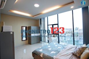 Studio full nội thất ban công cửa sổ lớn gần quận 7 quận 4 Bình Chánh