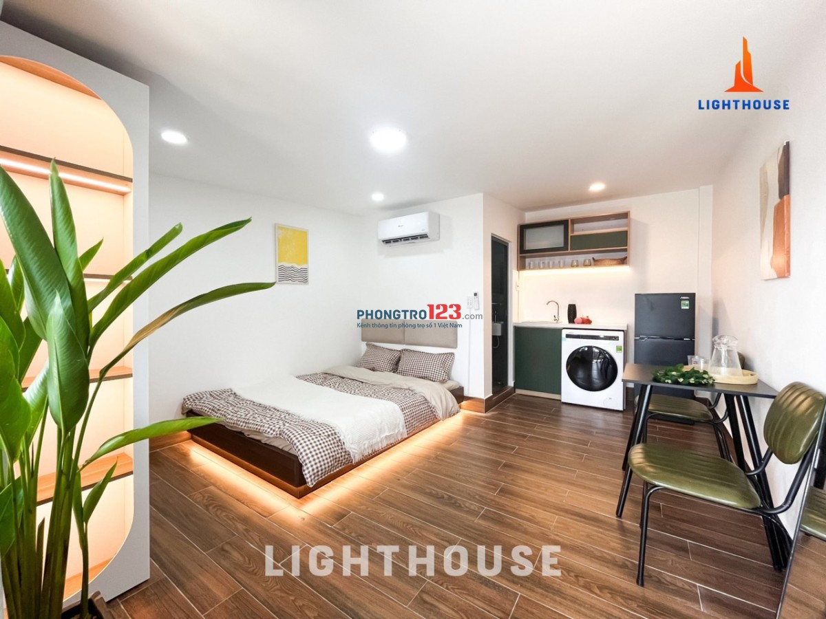 Cho thuê căn hộ full nội thất, có máy giặt riêng trong phòng quận Tân Bình