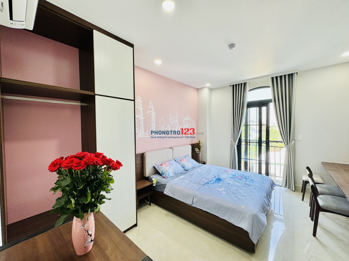 Studio Ban Công Mới 100% - Full Nội Thất - Rộng 30m2 - Ngay Lý Thường Kiệt, CMT8