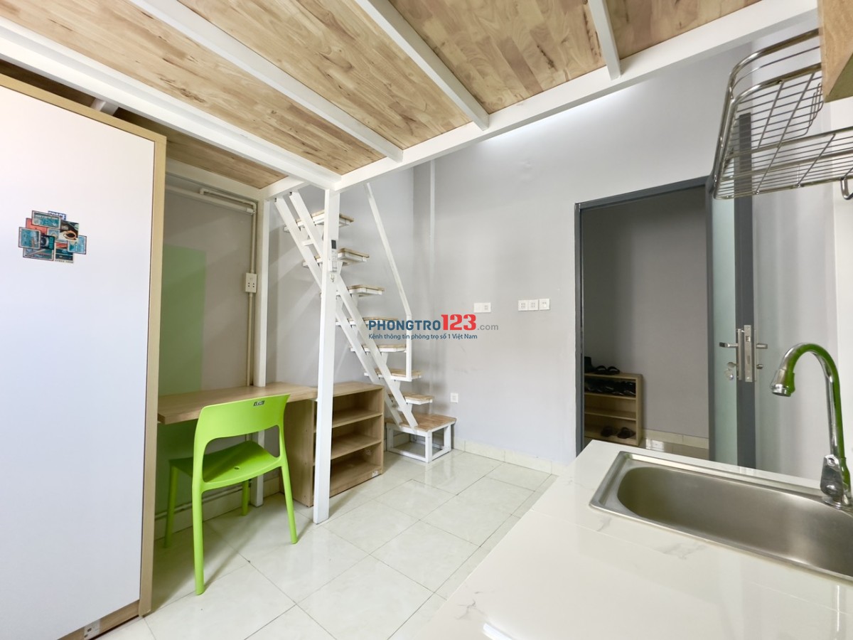 Cho thuê duplex full nội thất an ninh cao gần công thương, ngã tư bình thái