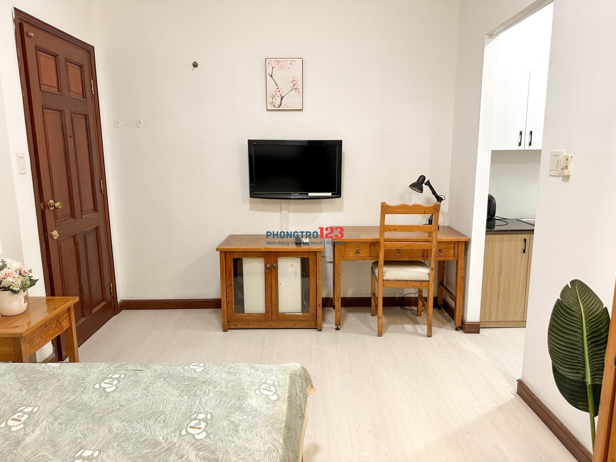 Cho thuê phòng full nội thất gần Cầu Kiệu, Công Viên Lê Văn Tám, Chợ Tân Định