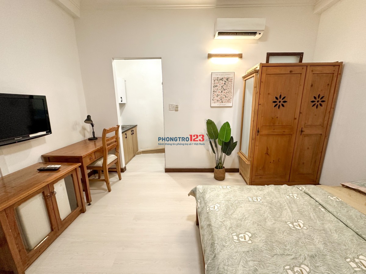 Cho thuê phòng full nội thất gần Cầu Kiệu, Công Viên Lê Văn Tám, Chợ Tân Định