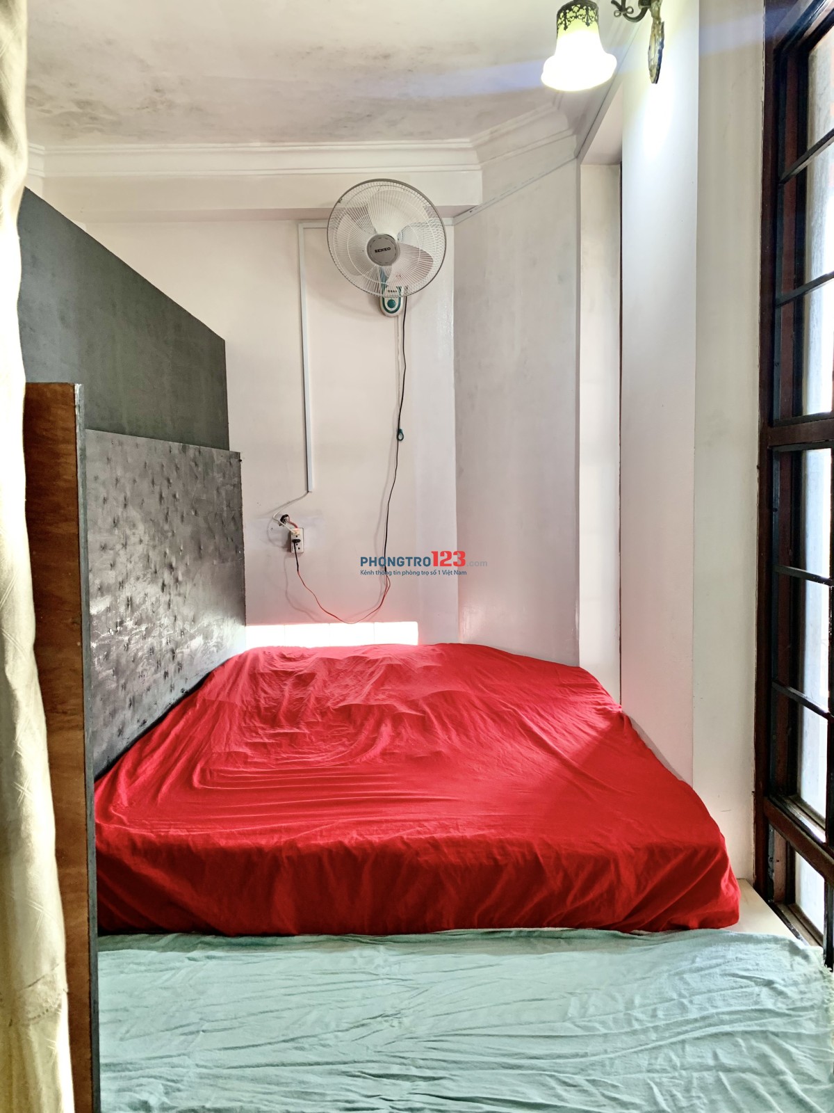 Cho thuê phòng ký túc xá cho nam chỉ 1 giường riêng tư thoải mái nằm trong biệt thự p3 Gò Vấp