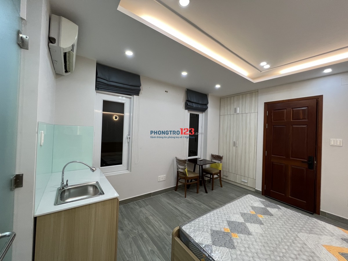 Phòng Studio full nội thất tiêu chuẩn khách sạn gần ngã ba Lê Hồng Phong, Nguyễn Trãi