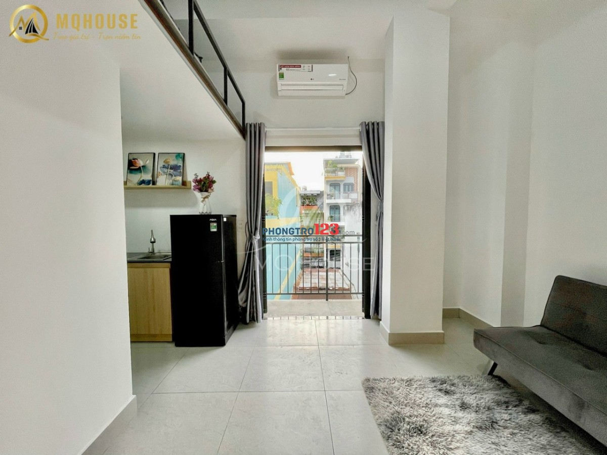 Căn hộ duplex, studio ban công, cửa sổ ngay Âu Cơ, Lạc Long Quân Giáp Q11