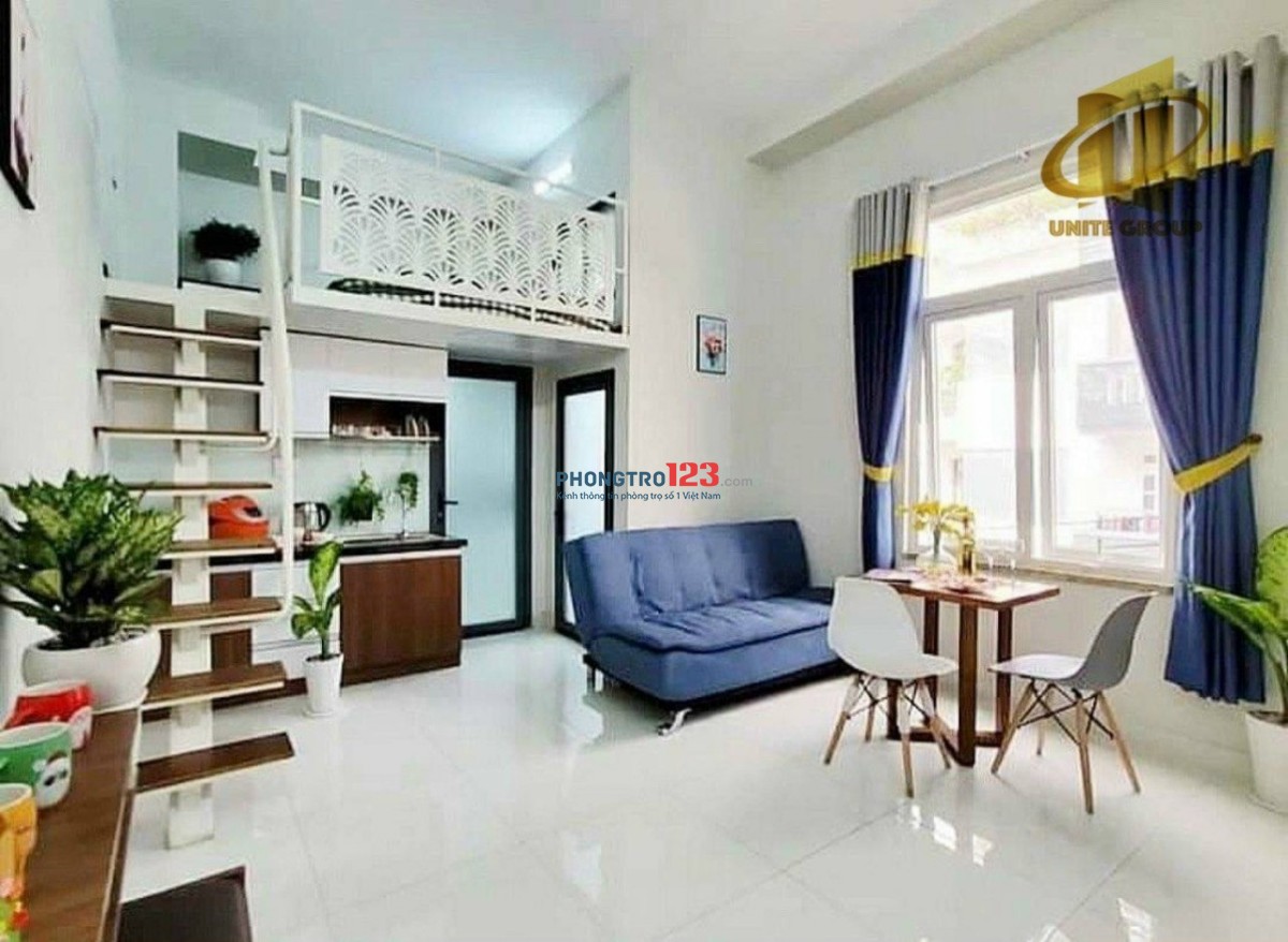 Cho thuê căn hộ bancon 35m2, cửa sổ cạnh Sunrise, Lotte, cầu kênh tẻ, Phú Mỹ Hưng, Him Lam