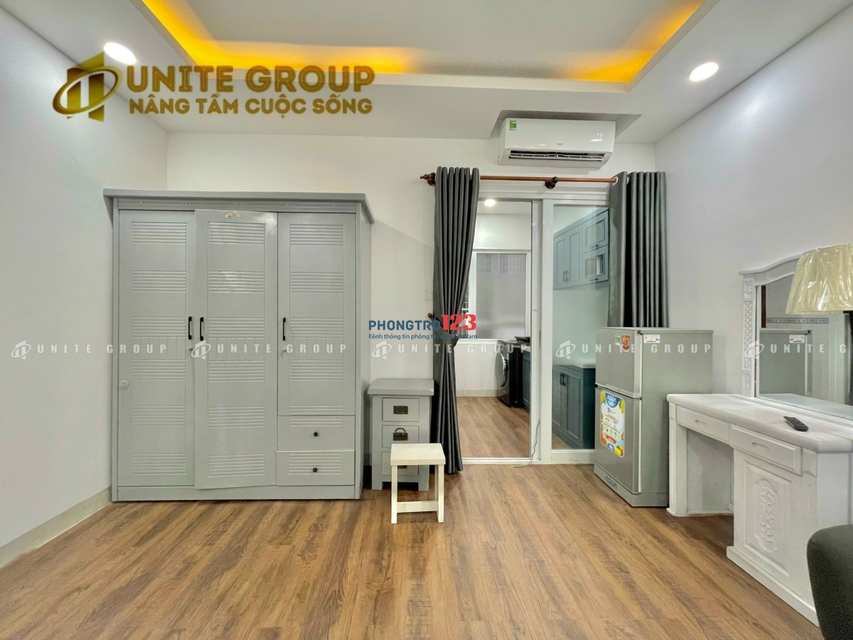 Cho thuê căn hộ dịch vụ full nội thất có cửa sổ + máy giặt riêng ngay Tân Bình