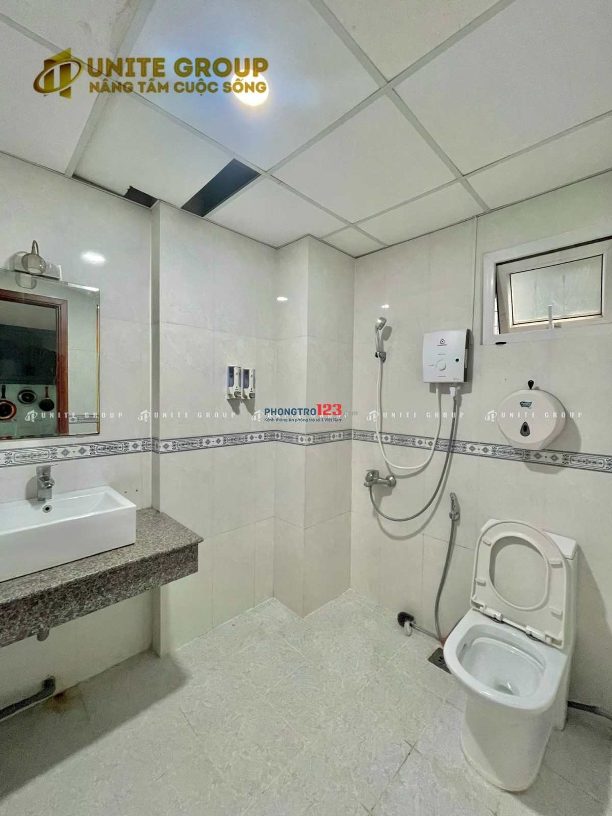 Cho thuê căn hộ dịch vụ full nội thất có cửa sổ + máy giặt riêng ngay Tân Bình