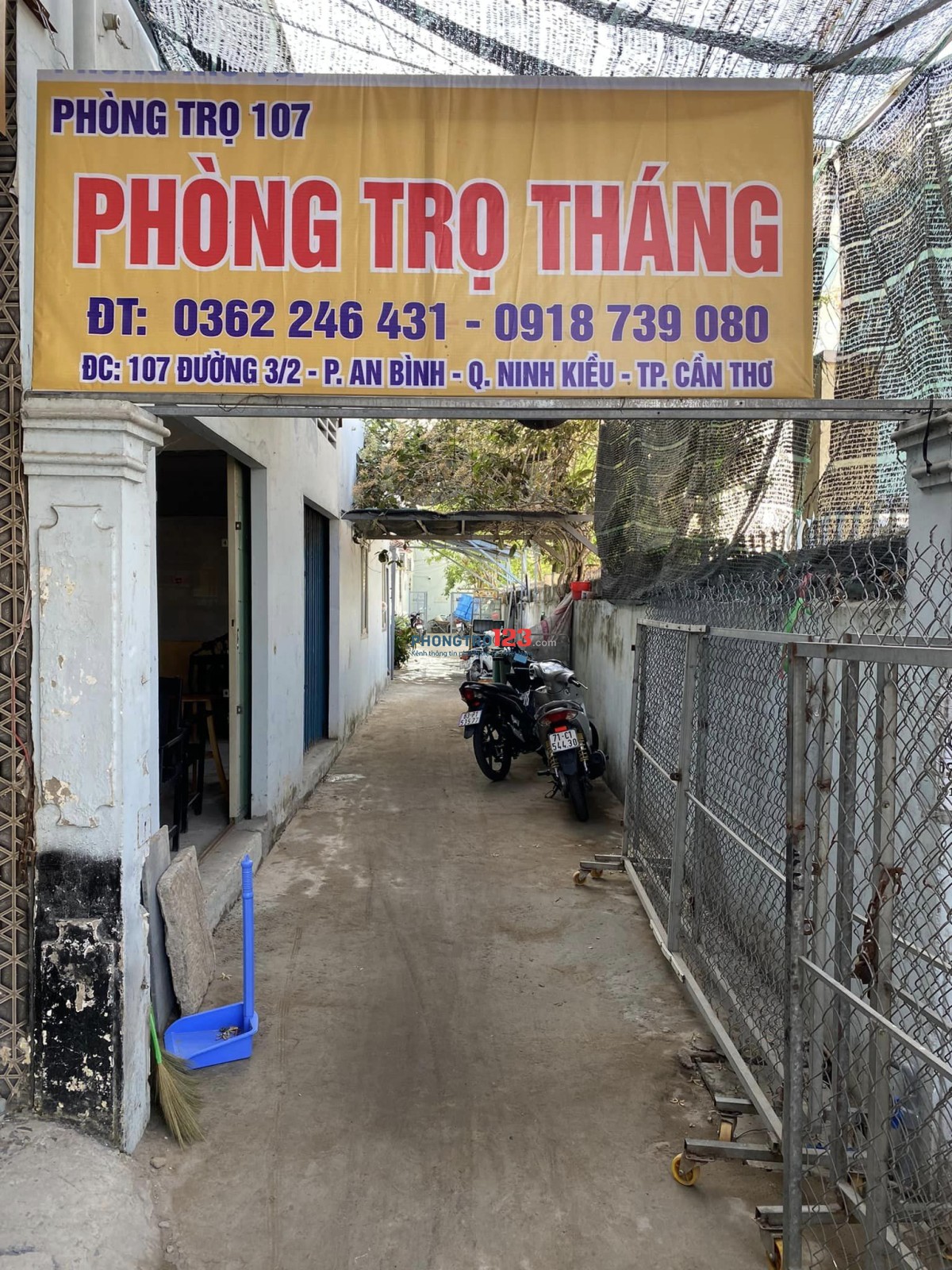 Phòng trọ ngay TT quận Ninh Kiều, gần ĐH Cần Thơ, 1tr6/tháng