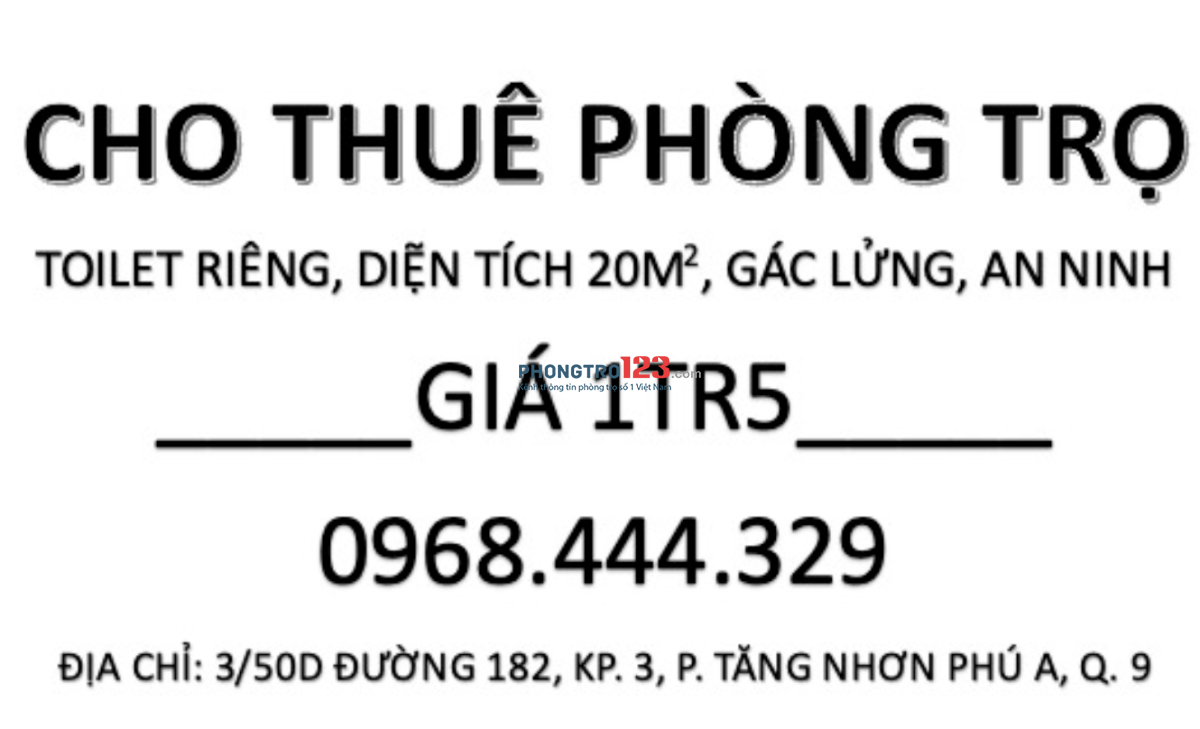 Nhà Trọ SIÊU RẺ 20m2, Gác Lửng, Toilet Riêng, KV Yên Tĩnh-An Ninh