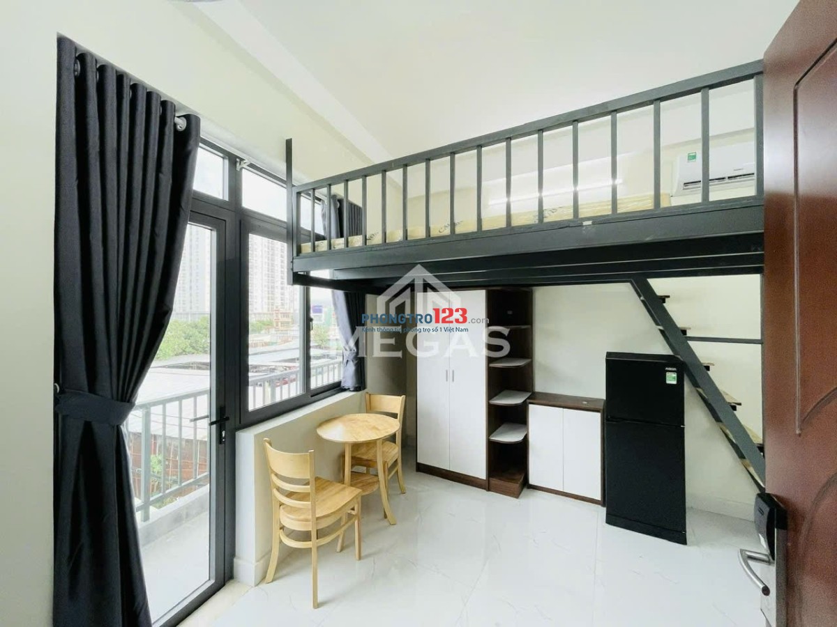 Phòng trọ mới xây tại khu Bàu Cát, full nội thất, ban công, gần ngã tư Bảy Hiền