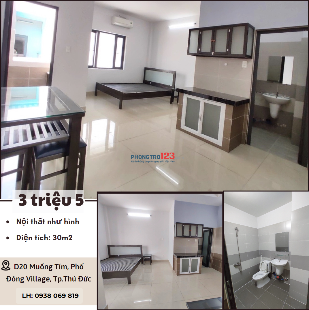 Phòng cho thuê 3tr5 - 30m2, Cát Lái, Quận 2, TP. Thủ Đức