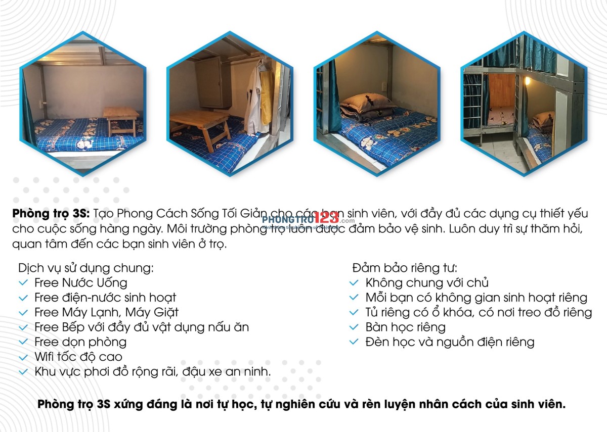 Phòng trọ sinh viên, sleepbox Tân Phú, gần HUFI, đại học công thương Hồ Chí Minh