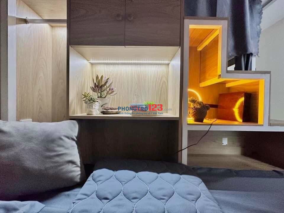 Chỉ với 1.5tr có ngay phòng sleepbox đẹp tại quận Tân Phú