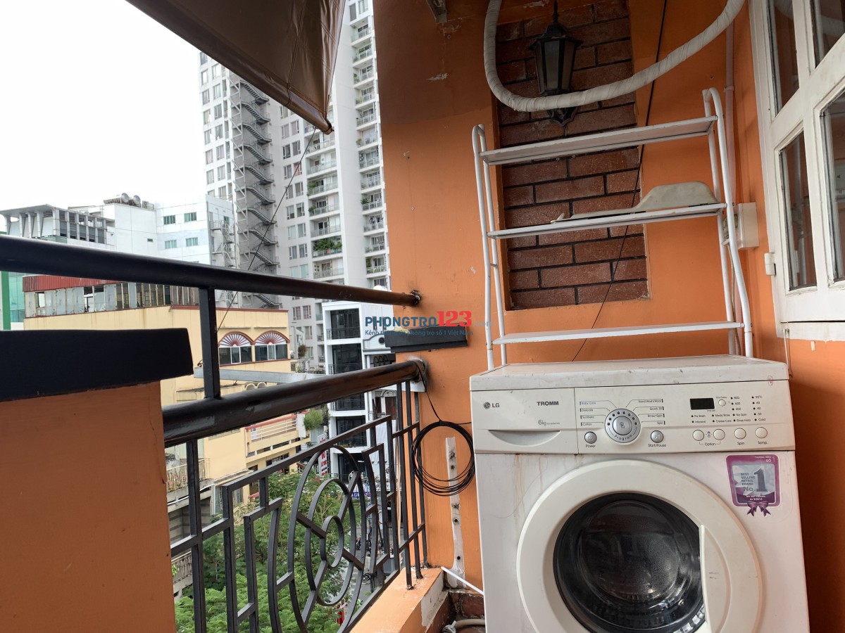 Cho thuê căn hộ full nội thất máy giặt riêng Lý Chính Thắng quận 3