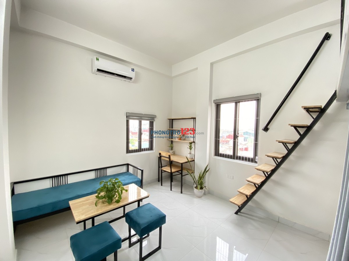 Cho thuê phòng trọ Studio Kim Giang, DT 35m2, đủ NT cao cấp, giá TL chính chủ