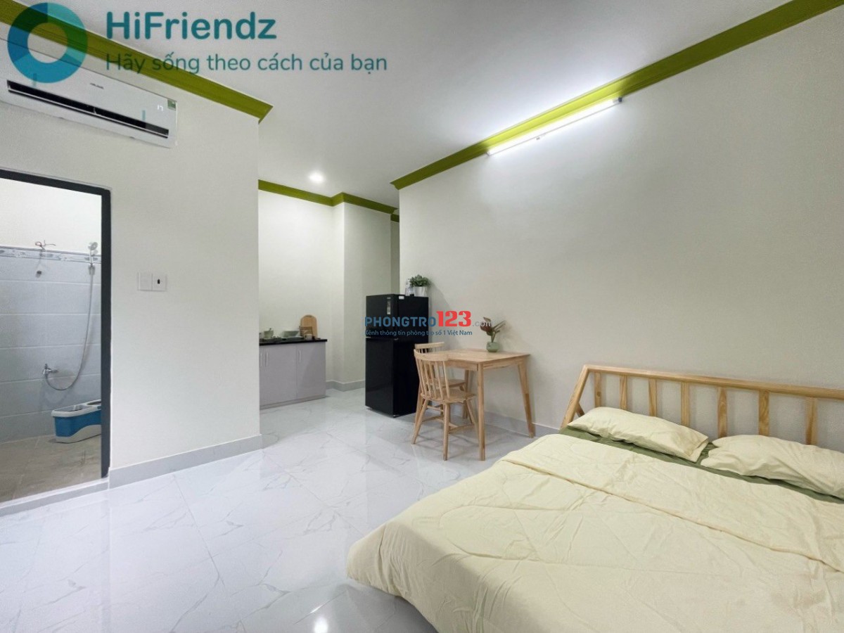 Cho thuê căn hộ full nội thất, ban công, cửa sổ lớn ngay Phạm Văn Đồng và Quốc Lộ 1A