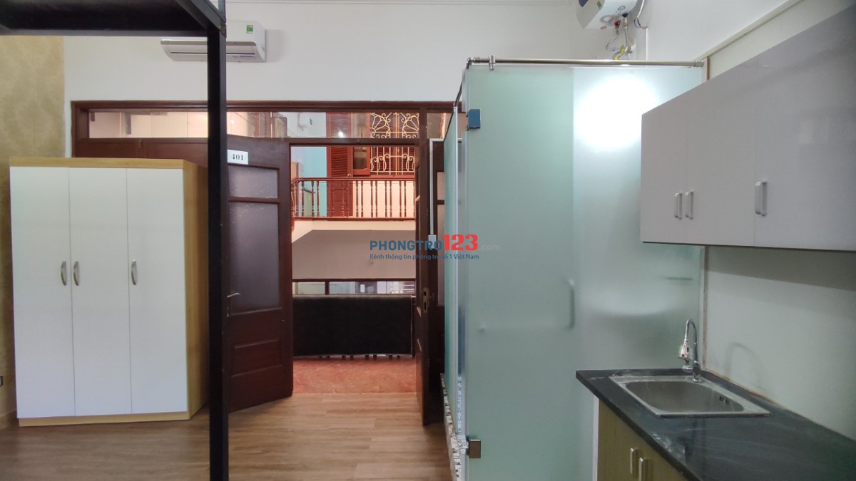 Cho thuê căn hộ mini đủ nội thất tại Phố Phan Đình Phùng, Giá 3.5 triệu, cách phố 40m