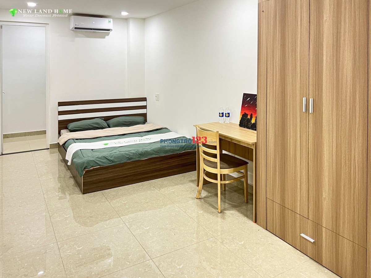 Cho thuê phòng đầy đủ nội thất, gần Khu công nghiệp Tân Thuận, UFM, LAW
