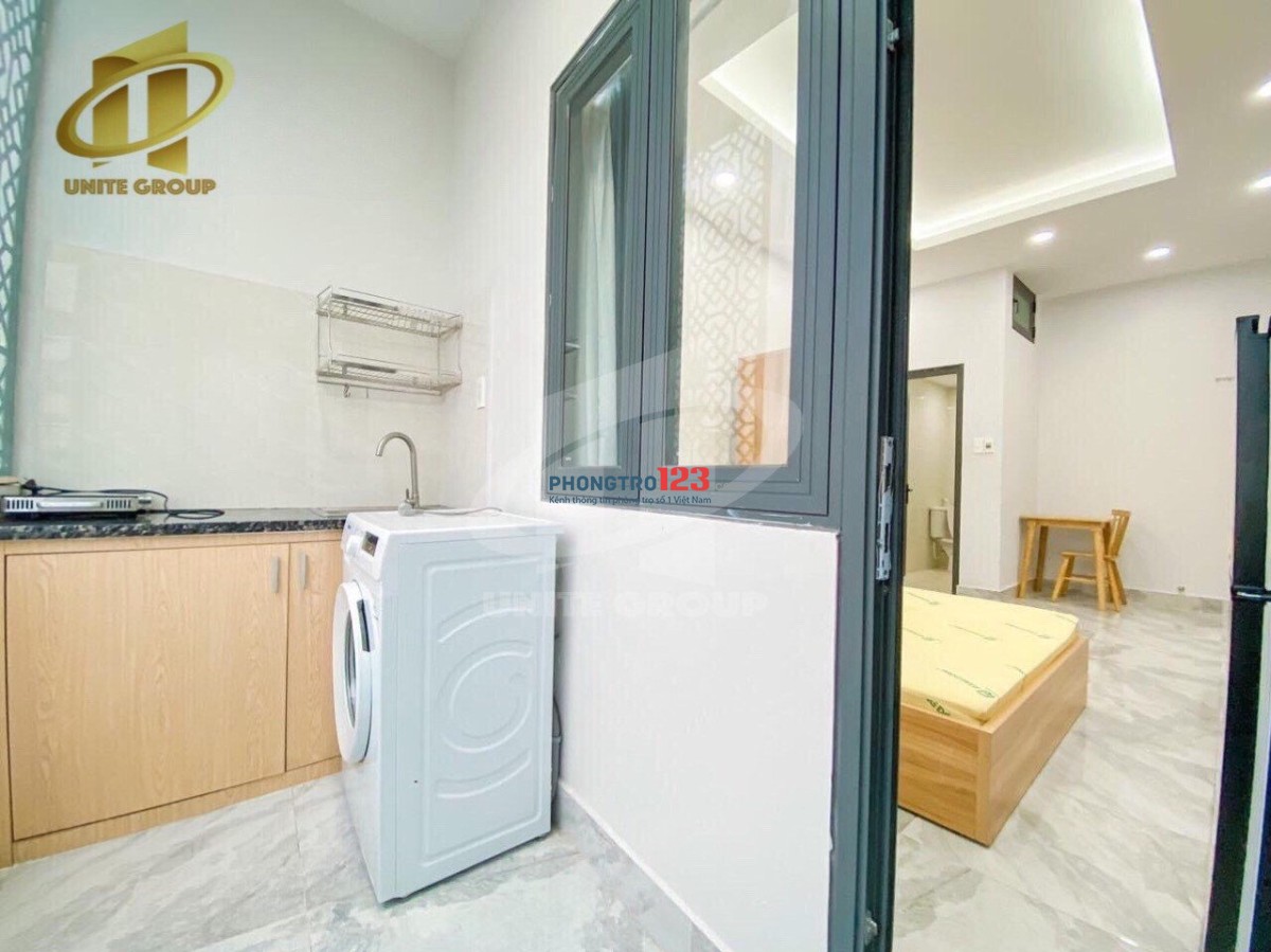 Căn Hộ 30m2 thoáng mát, đẹp, Chu Văn An, Bình Thạnh, bancong lớn, cửa sổ