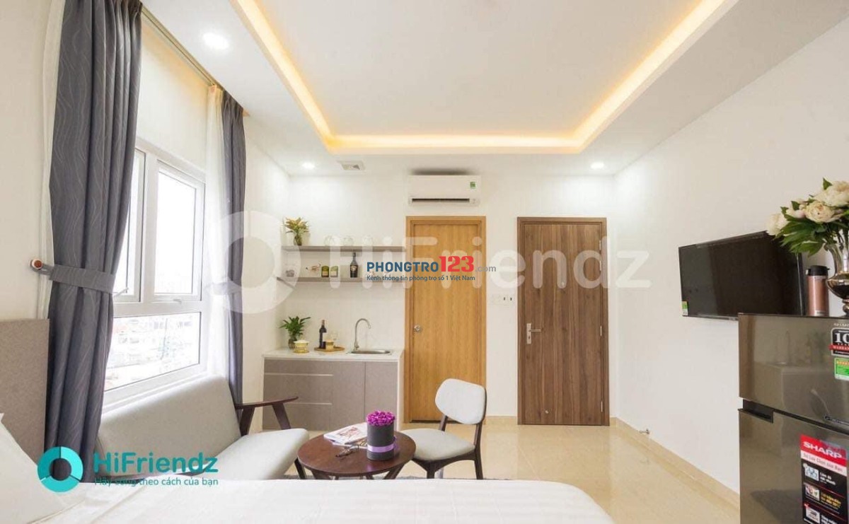 Studio đầy đủ tiện nghi, mới tinh tươm, ngay trung tâm Quận 2