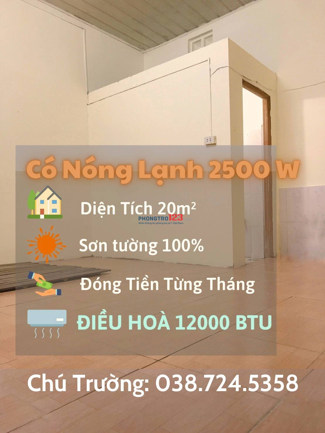Cho thuê phòng trọ ngõ 293 Ngọc Thụy, DT 20m2, giá rẻ chỉ 2 triệu/tháng