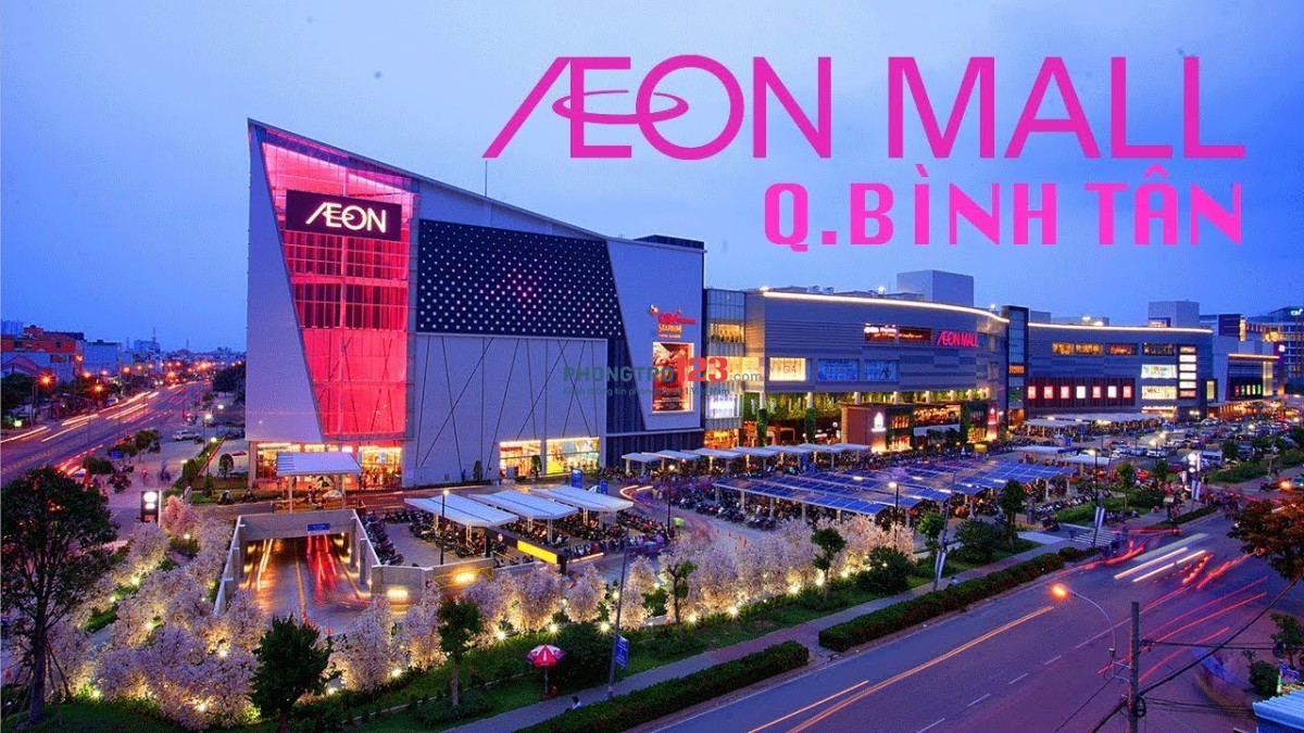 Cho thuê phòng/căn hộ Mini full nội thất (mới 100%) đối diện Aeon Mall Bình Tân (Tên Lửa)