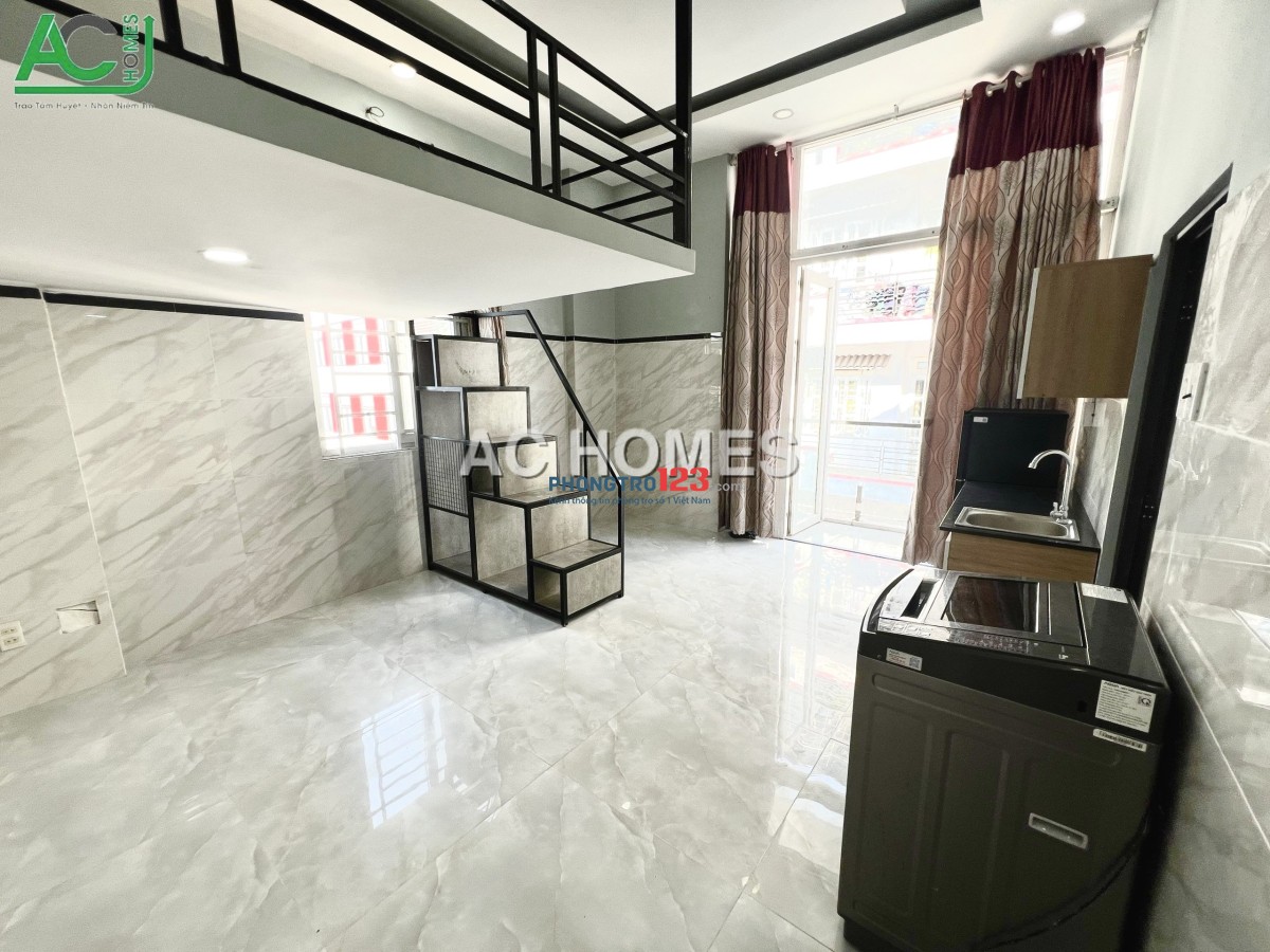 Duplex ngay chợ Tân Hương Tân Phú, full nội thất, ban công