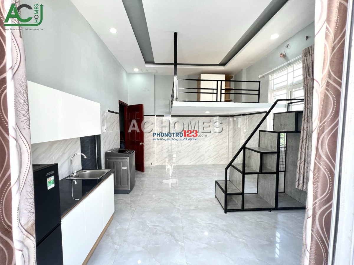 Duplex ngay chợ Tân Hương Tân Phú, full nội thất, ban công