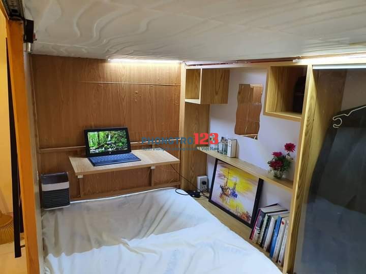 Cho thuê phòng mini 1 người ở tiện nghi, hiện đại tại 25 Nguyễn Minh Châu, Tân Phú