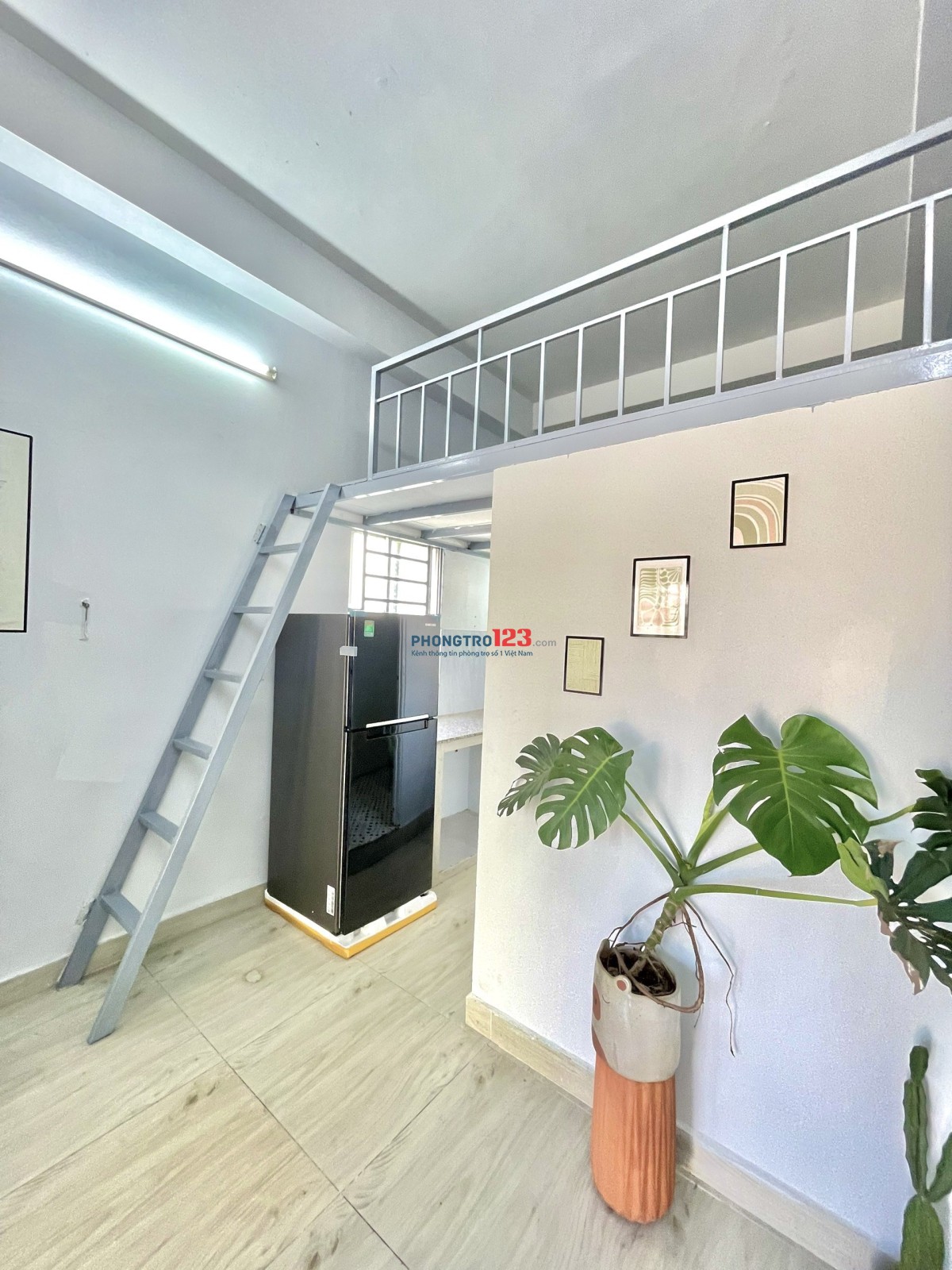 Cho thuê phòng trọ 32m2 có gác đường Nơ Trang Long quận Bình Thạnh sát bên Văn Lang cơ sở 3