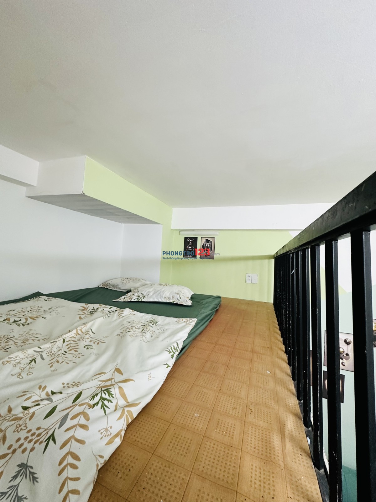 Cho thuê phòng trọ 32m2 có gác đường Nguyễn Gia Trí quận Bình Thạnh