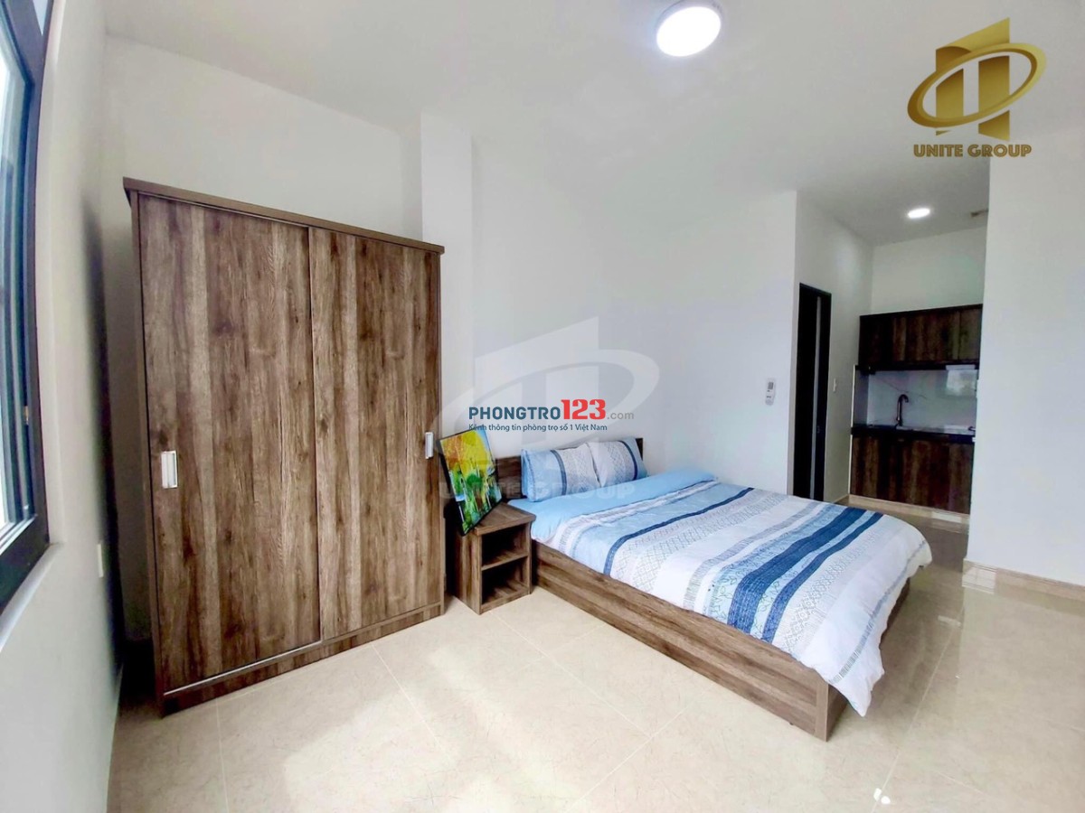Cho Thuê Studio Full Nội Thất Có Cửa Sổ Thoáng Mát Tại Hoàng Hoa Thám Bình Thạnh