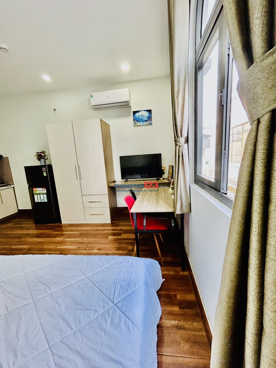 Cho thuê căn hộ mini Đường Nguyễn Gia Trí Bình Thạnh TPHCM, full nội thất