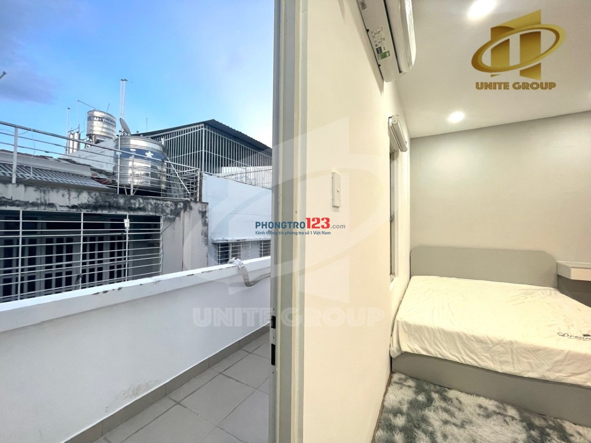 Cho thuê căn hộ studio trần trọng cung Q7, có ban công gần KCX Tân Thuận