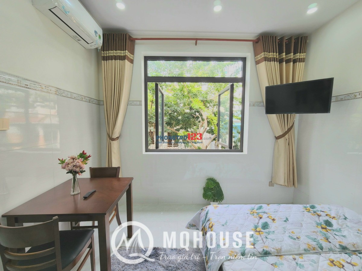 Cho thuê studo cửa sổ thoáng mát, phòng đẹp , gần ngay sân bay Tân Sơn Nhất, Tân Bình.