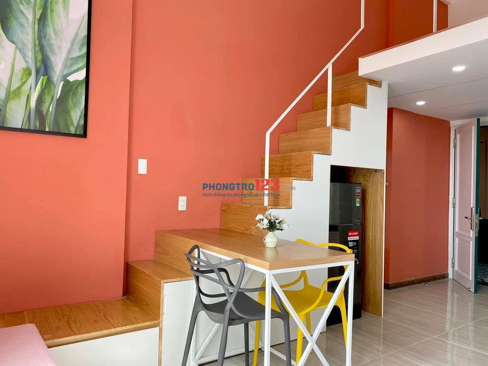 Cho Thuê Căn Hộ Duplex tiện nghi Quận 7 cực đẹp , gần siêu thị GO , tiện di chuyển Q1, Q4