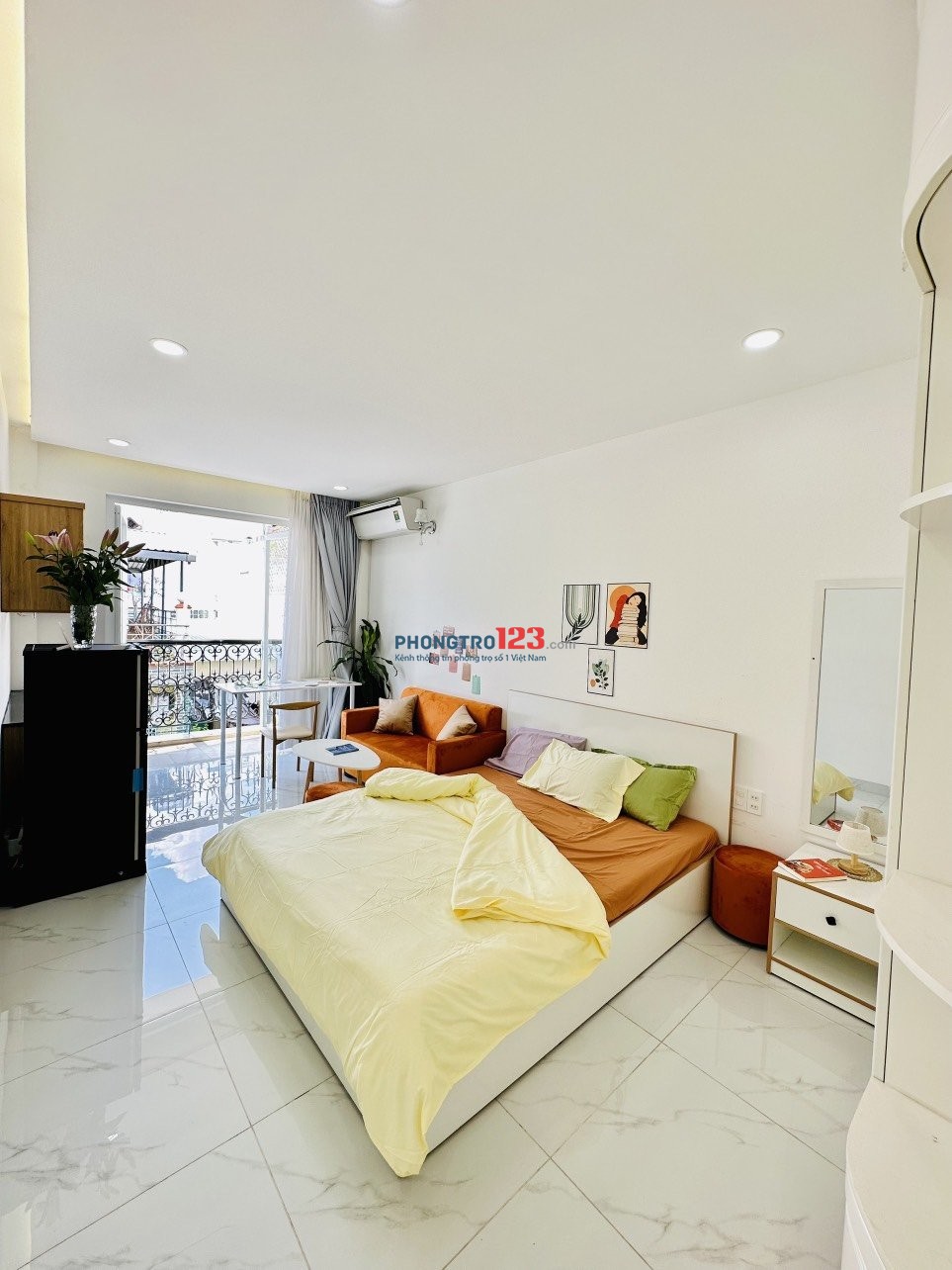 PHÒNG STUDIO 30M2 FULL TIỆN NGHI NGAY UIH 3' TỚI EMART GÒ VẤP 5' TỚI VINCOM PHAN VĂN TRỊ