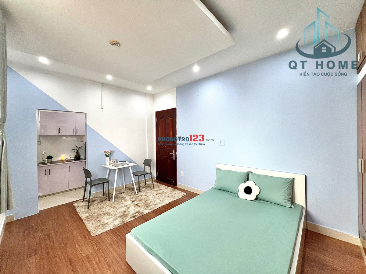 HOT HOT Phòng STUDIO 1PN 35m2 Tách Bếp Full Nội Thất, 3p tới ĐH IUH Gò Vấp, 5p tới Emart Phan Văn Trị