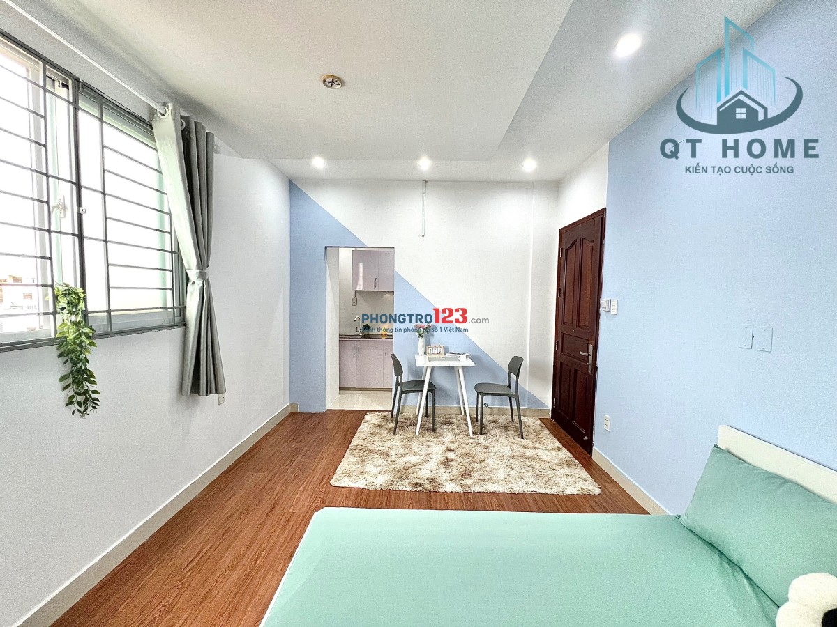 HOT HOT Phòng STUDIO 1PN 35m2 Tách Bếp Full Nội Thất, 3p tới ĐH IUH Gò Vấp, 5p tới Emart Phan Văn Trị