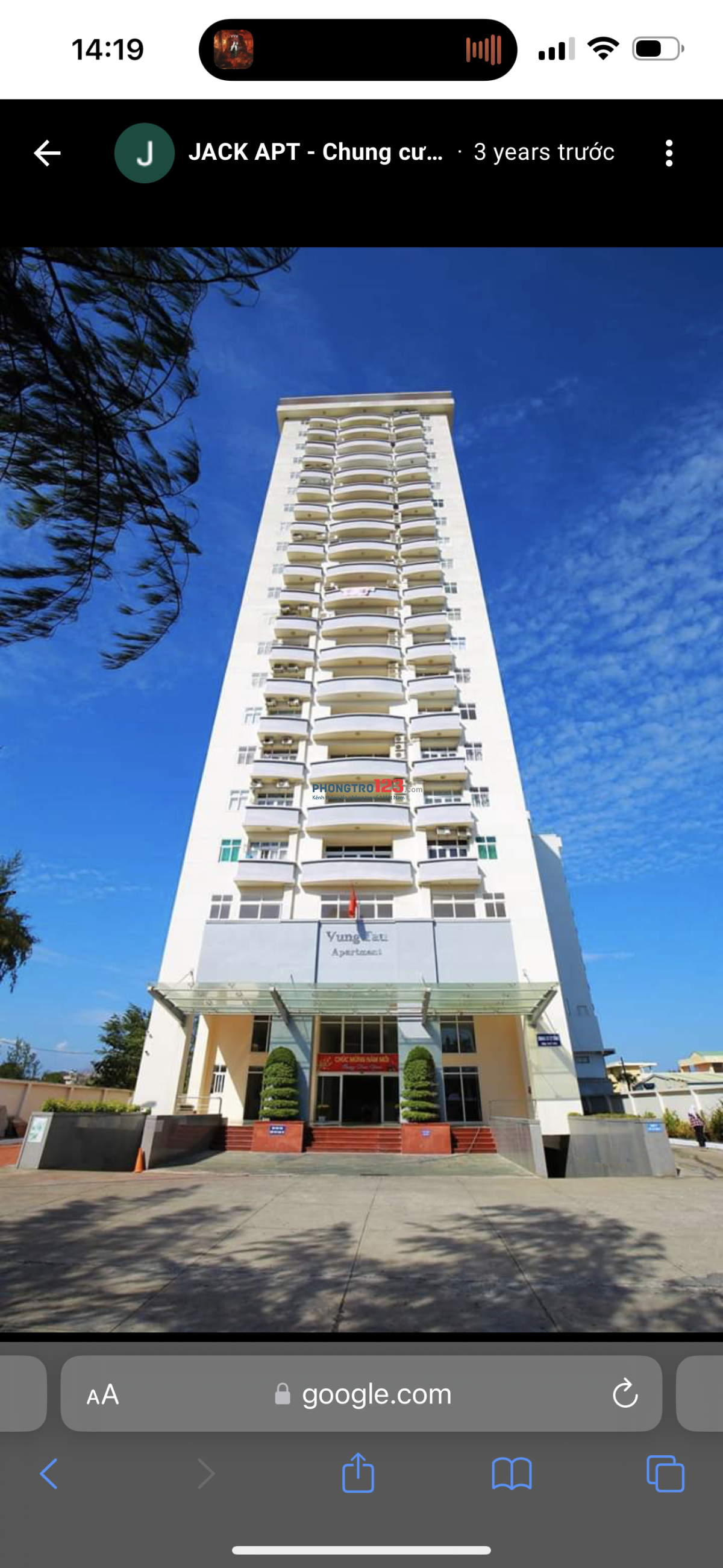 Căn hộ nghỉ dưỡng Blue Sea Apartment tại 165A Thùy Vân (Bãi Sau)