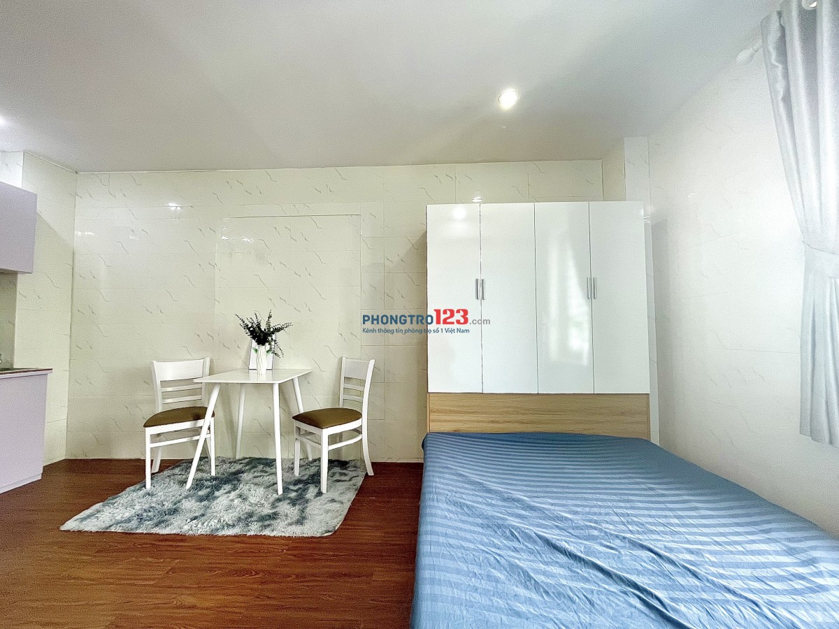 Phòng STUDIO 35m2 Full Nội Thất Mới 100% ngay Mặt tiền, chỉ 3p Qua ĐH Công Nghiệp Gò Vấp