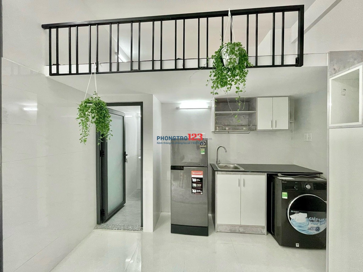 DUPLEX BAN CÔNG LẦU 1, FULL NỘI THẤT MỚI, MẶT TIỀN ĐƯỜNG