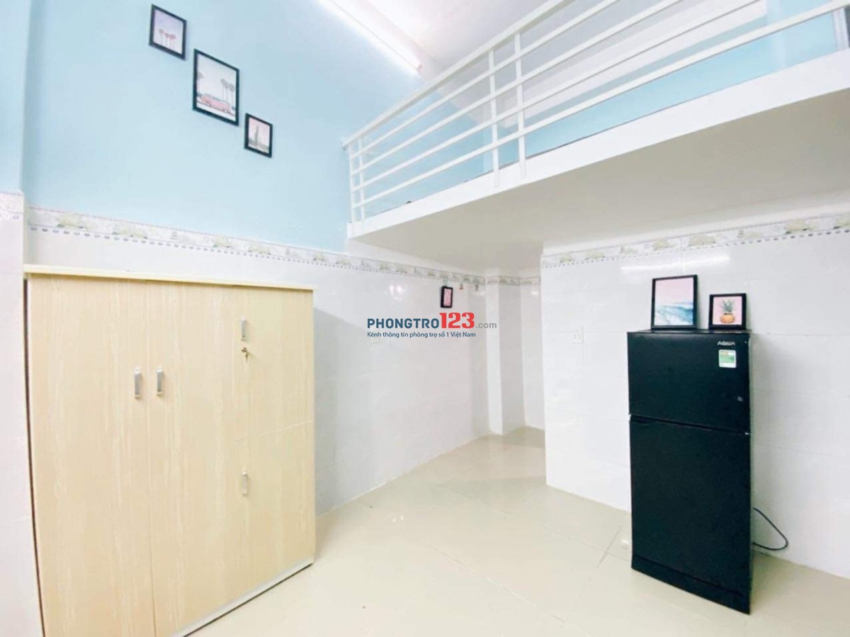 Phòng trọ gác cao 1m8, đầy đủ tiện nghi ngay Etown