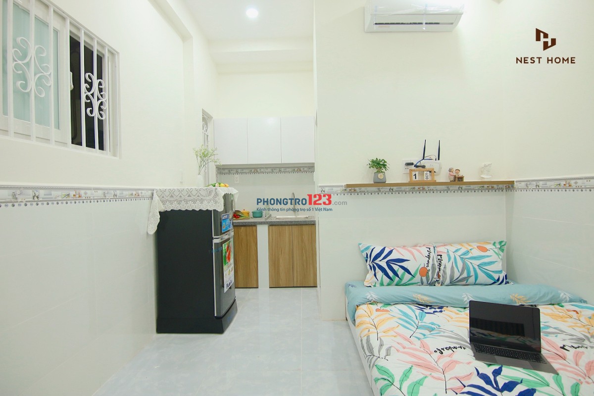 Phòng full nội thất, an ninh gần Emart Phan Huy Ích