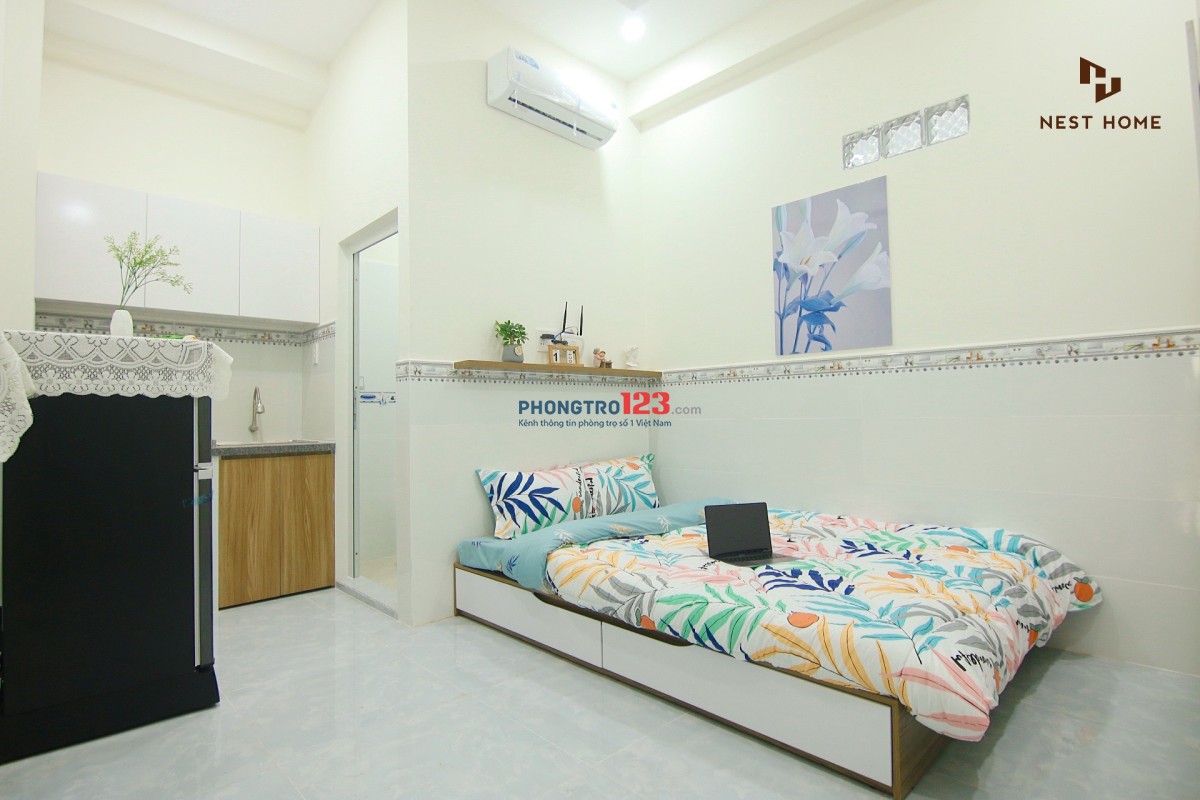 Phòng full nội thất, an ninh gần Emart Phan Huy Ích