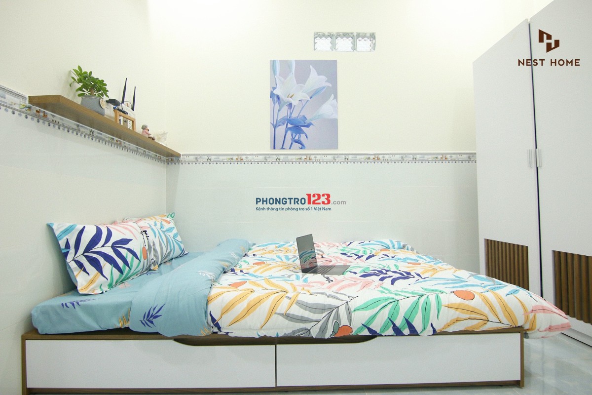 Phòng full nội thất, an ninh gần Emart Phan Huy Ích